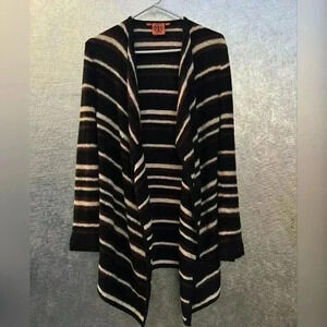 Tory Burch Waterfall Open Linen Cardigan